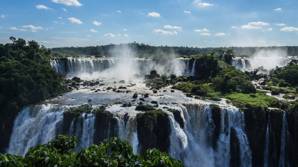 Vista de las Cataratas de Iguazú, Argentina